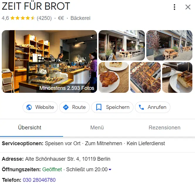 Bei local SEO lohnt sich ein Google-My-Business-Eintrag für die Steigerung von Sichtbarkeit.