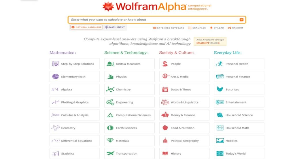 Wolfram Alpha eignet sich für User, die Antworten auf Expertenebene suchen.